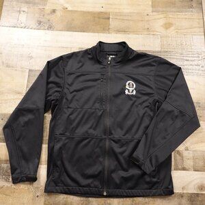 Footjoy full zip softshell jacket men's large black Macgregor golf‎